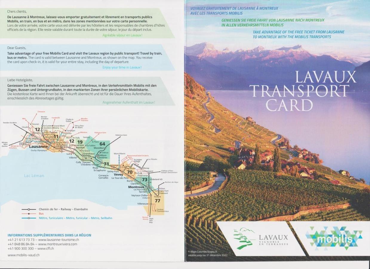 "Les Echalas" Appartement Independant Avec Cuisine En Lavaux Unesco เชเบรอส์ ภายนอก รูปภาพ